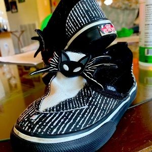 Jack Skellington Vans toddler slip on sneakers